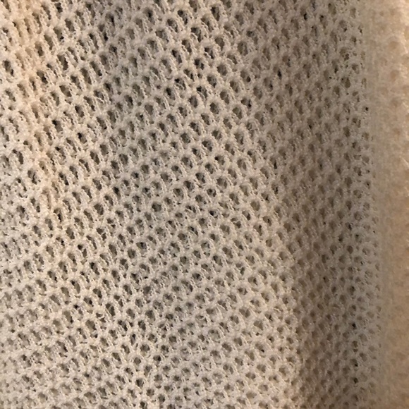 Say What? Ivory long sleeve open knit sweater - Picture 6 of 8